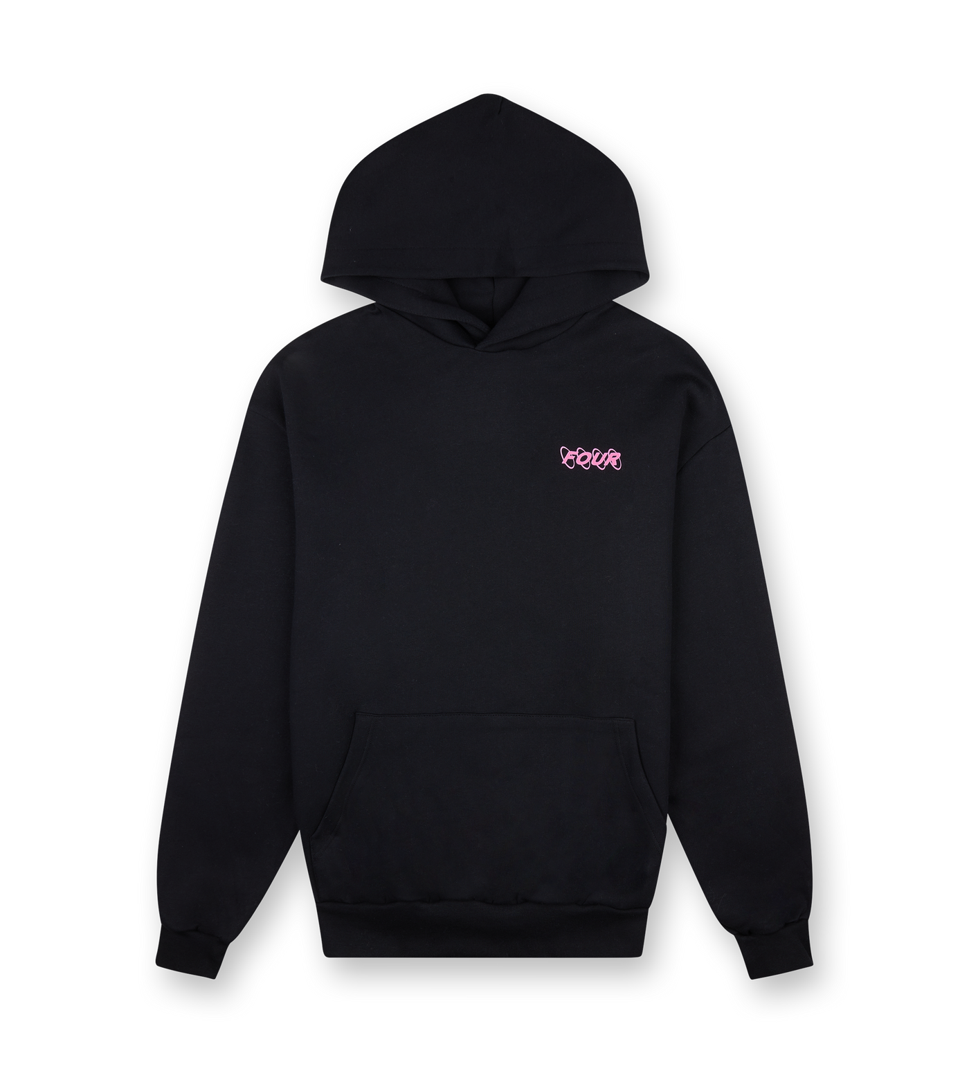 Circles Logo Hoodie Black/Pink