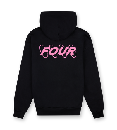 Circles Logo Hoodie Black/Pink