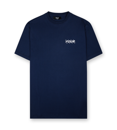 Circles Logo T-shirt Marine Blue