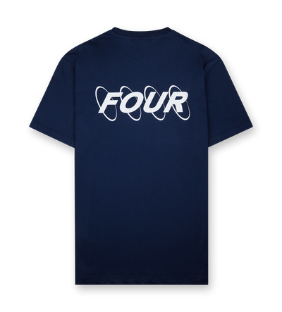 Circles Logo T-shirt Marine Blue
