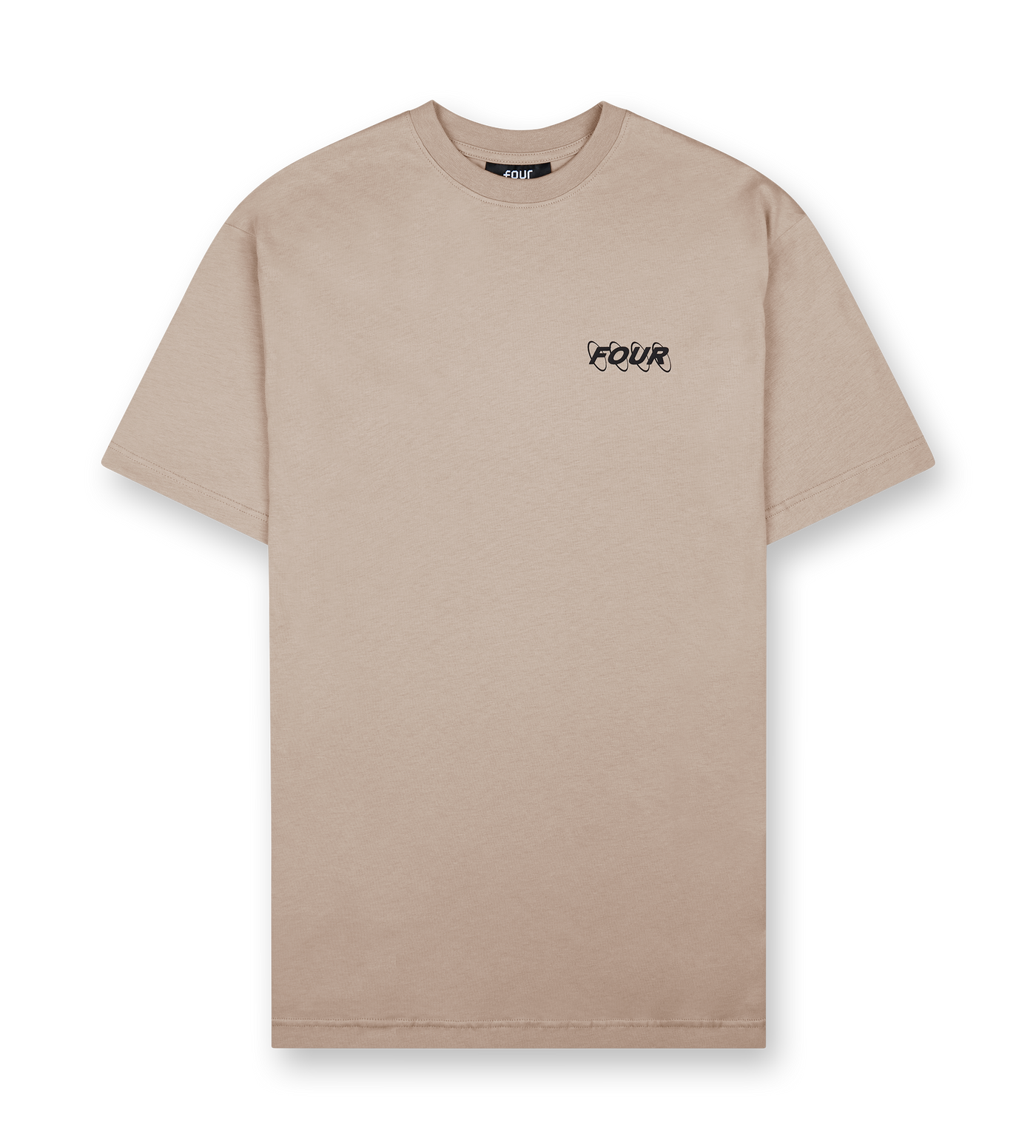 Circles Logo T-shirt Vintage Khaki