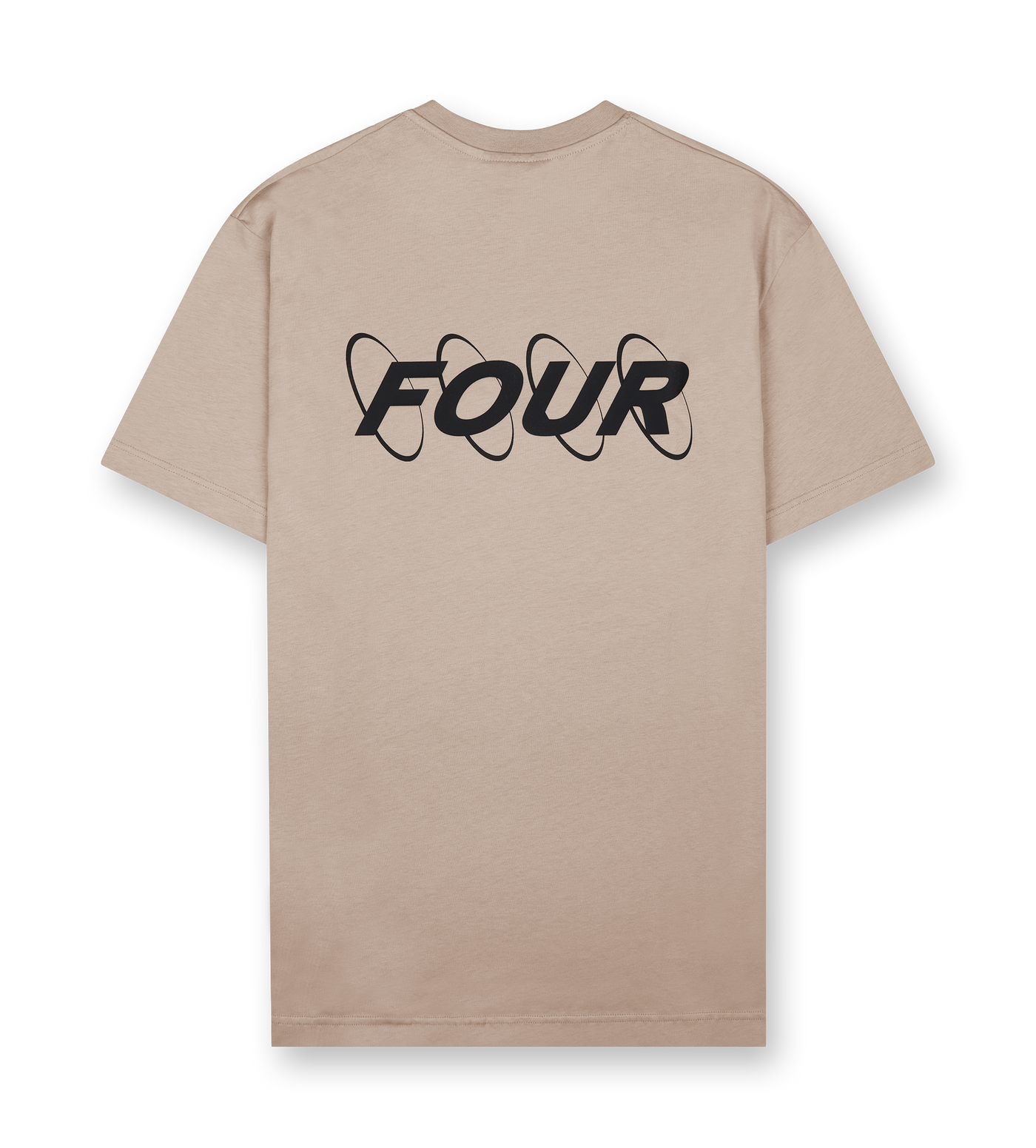 Circles Logo T-shirt Vintage Khaki