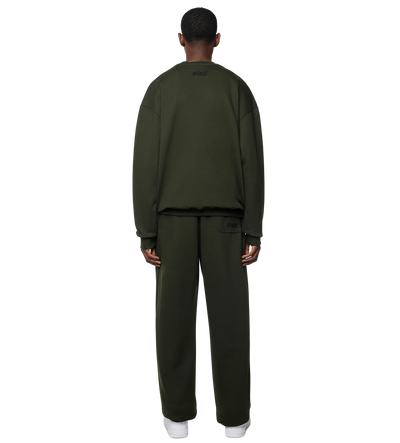 4 Patch Crewneck Army Green