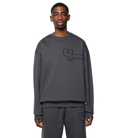 4 Patch Crewneck Asphalt