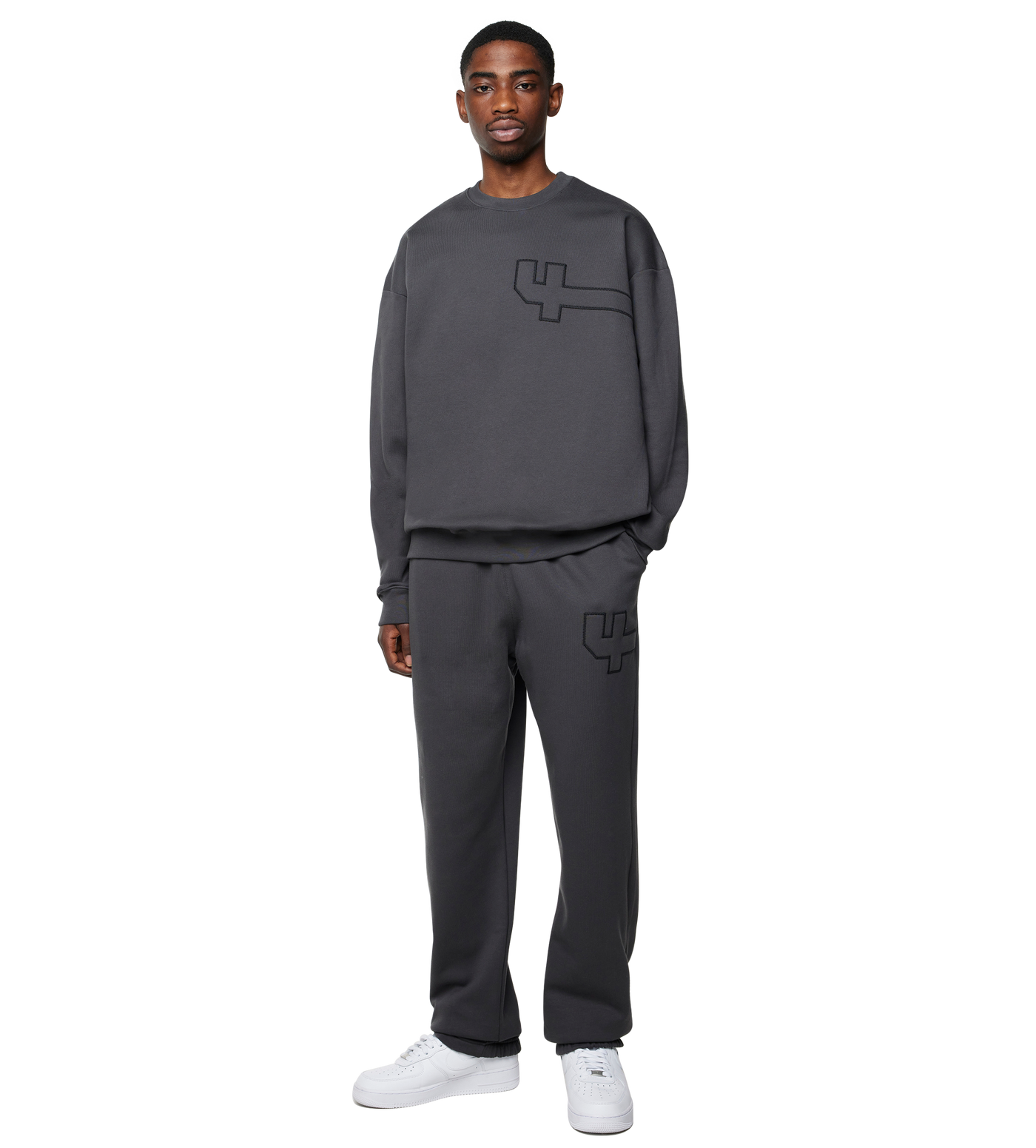 4 Patch Crewneck Asphalt