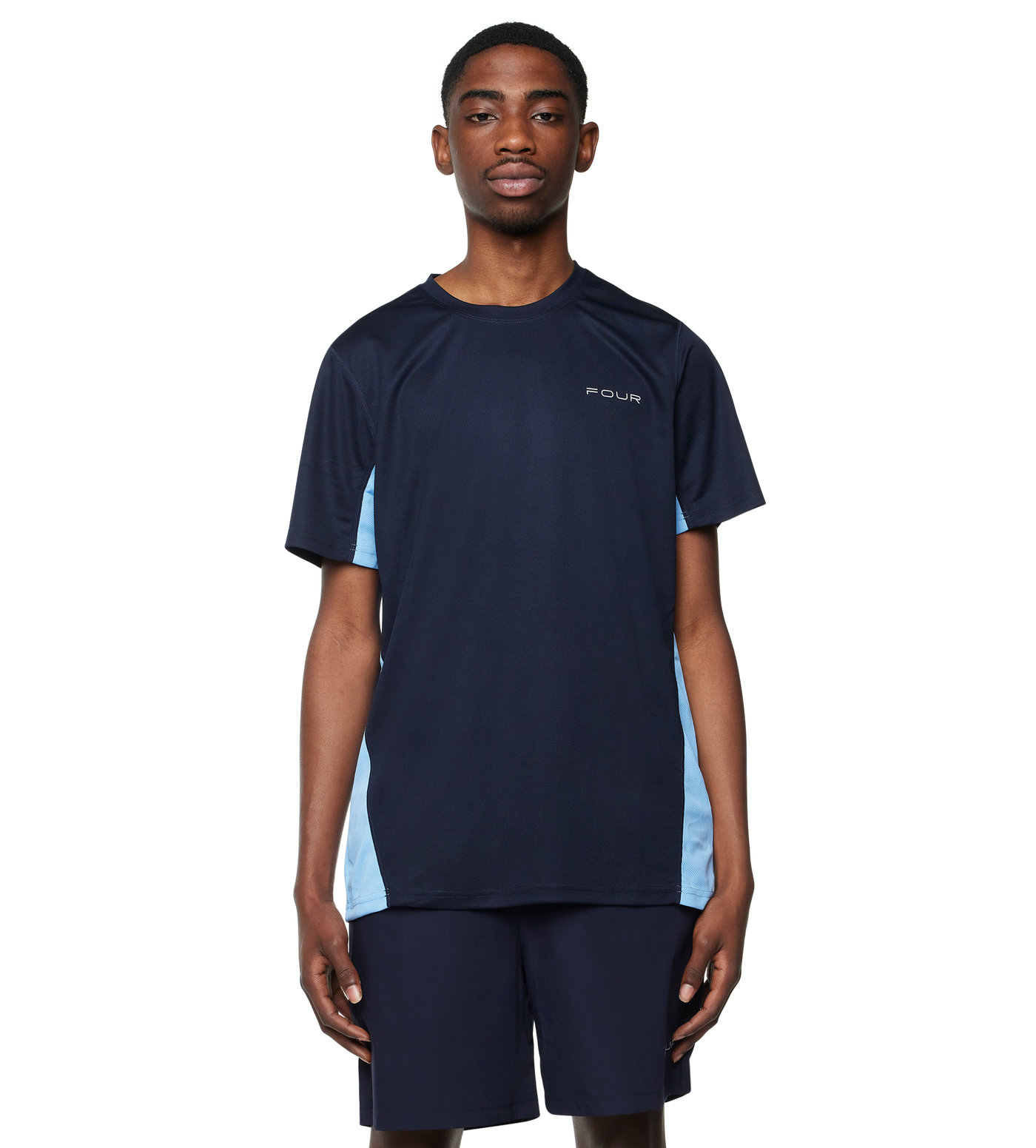 Sportswear T-shirt Navy/ Light Blue