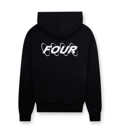 Circles Logo Hoodie Black