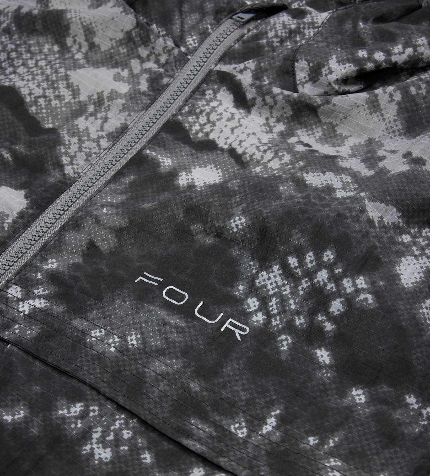 Sportswear Windbreaker Jacket Grey Camo