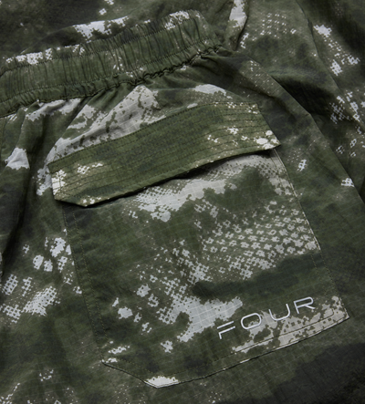 Sportswear Windbreaker Pants Green Camo