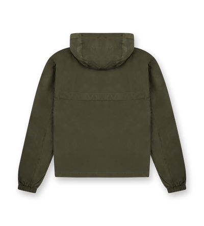 Sport Windbreaker Nylon Jacket Moss Green