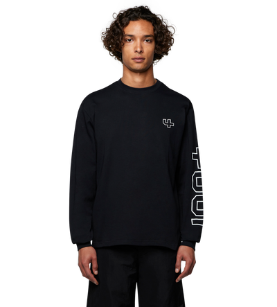 Outline Longsleeve T-shirt Black