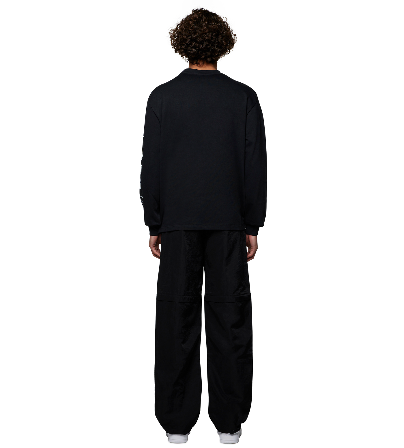 Outline Longsleeve T-shirt Black