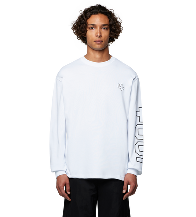 Outline Longsleeve T-shirt White