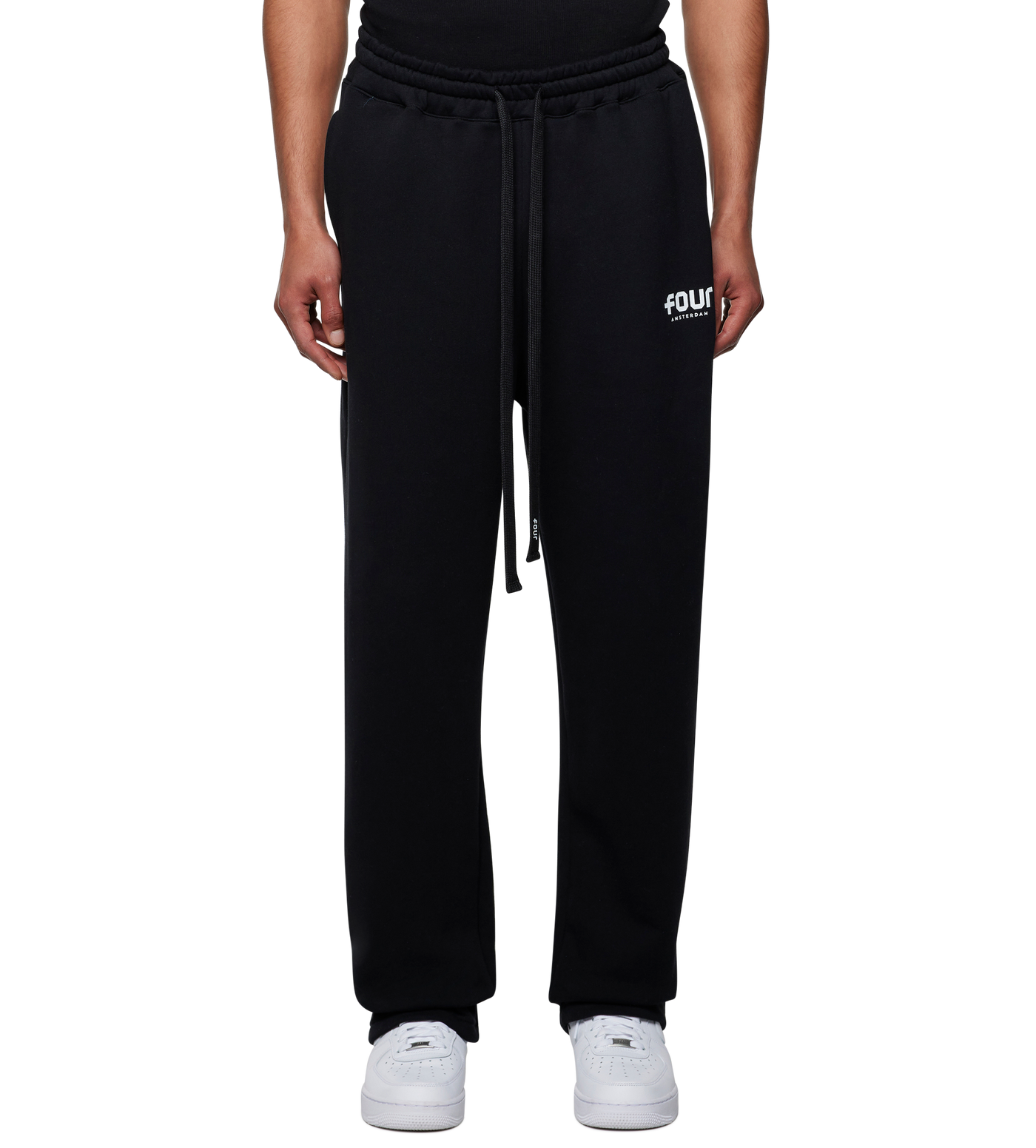 Logo Straight Leg Black