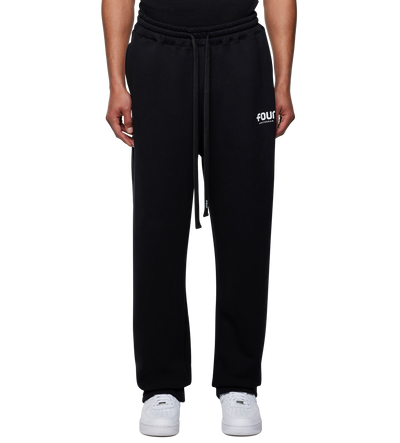 Logo Straight Leg Black