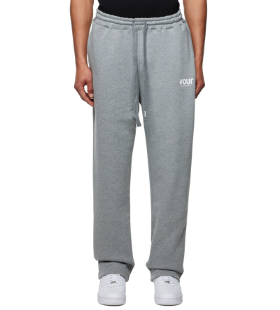 Logo Straight Leg Grey Melange