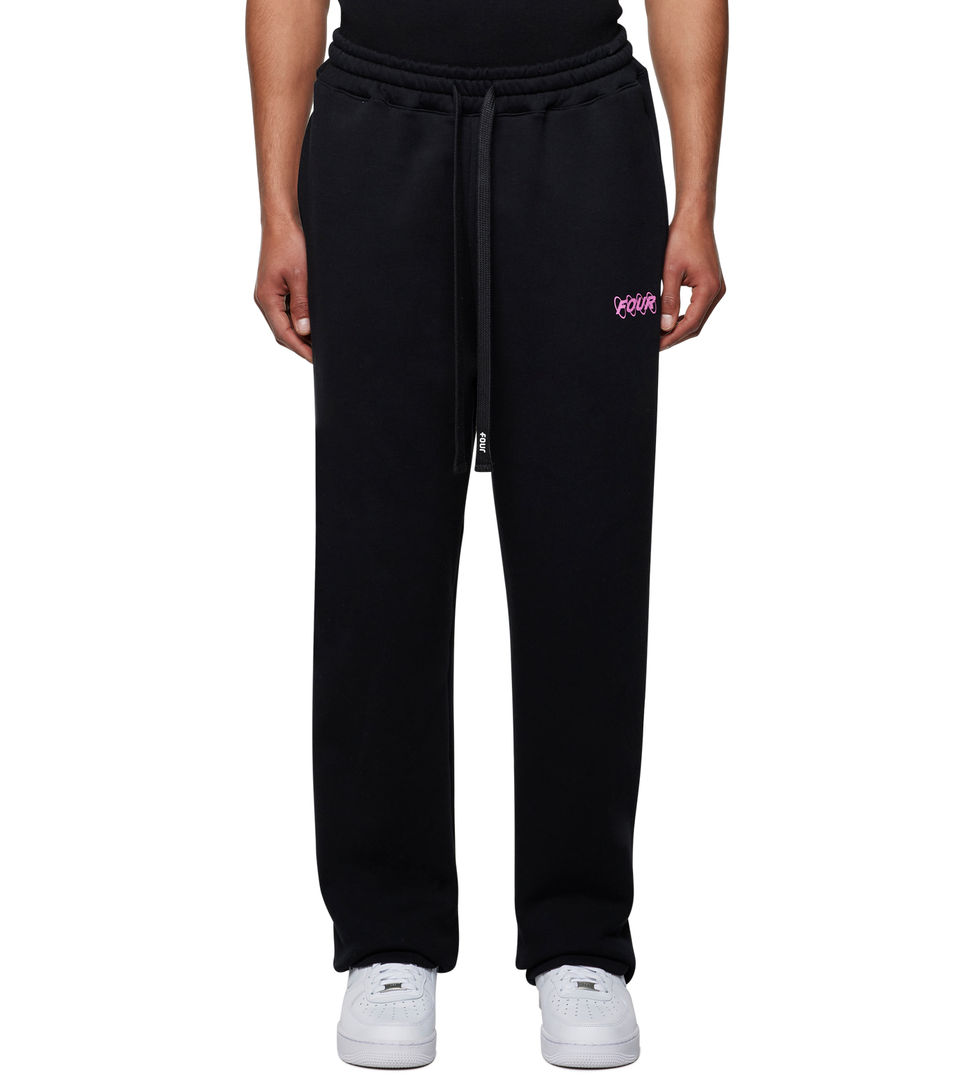 Circles Straight Leg Black/ Pink