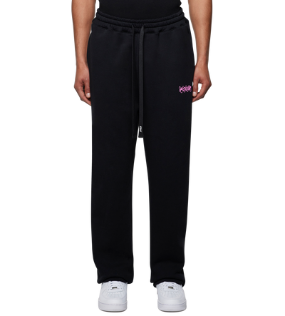 Circles Straight Leg Black/ Pink