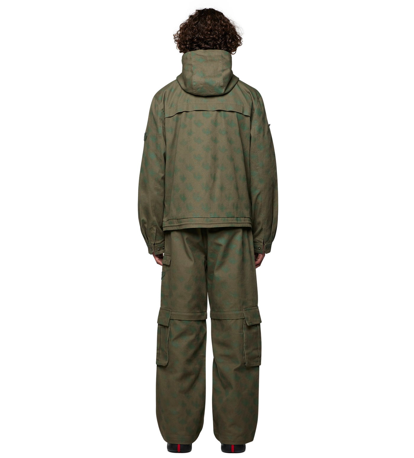 Square Logo Workwear Jacket Moss Green