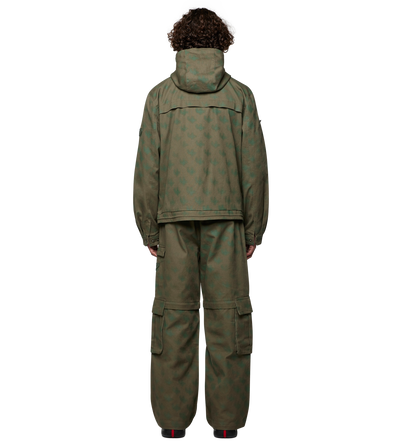 Square Logo Workwear Jacket Moss Green