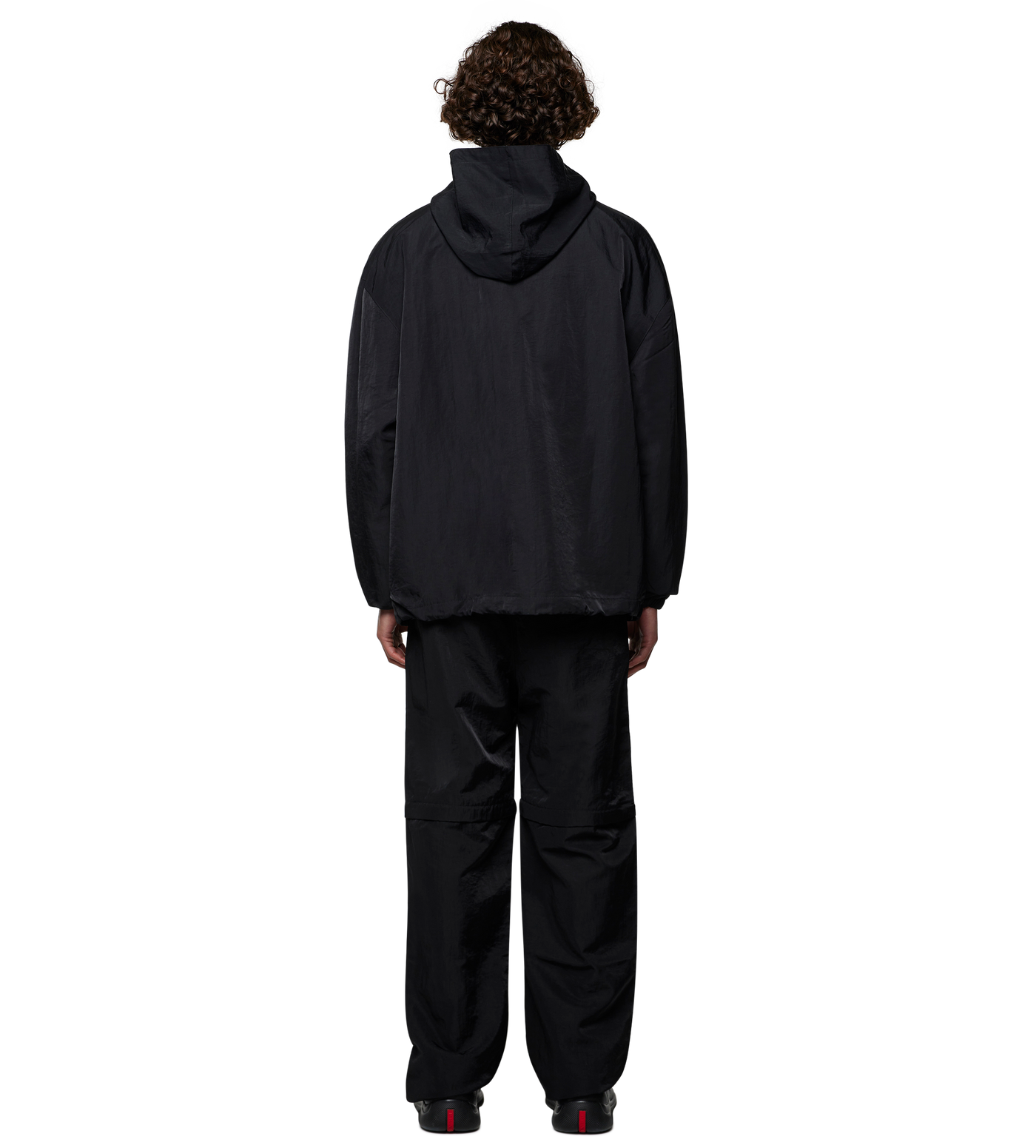 Double Layered Anorak - C9 Square Logo - Black