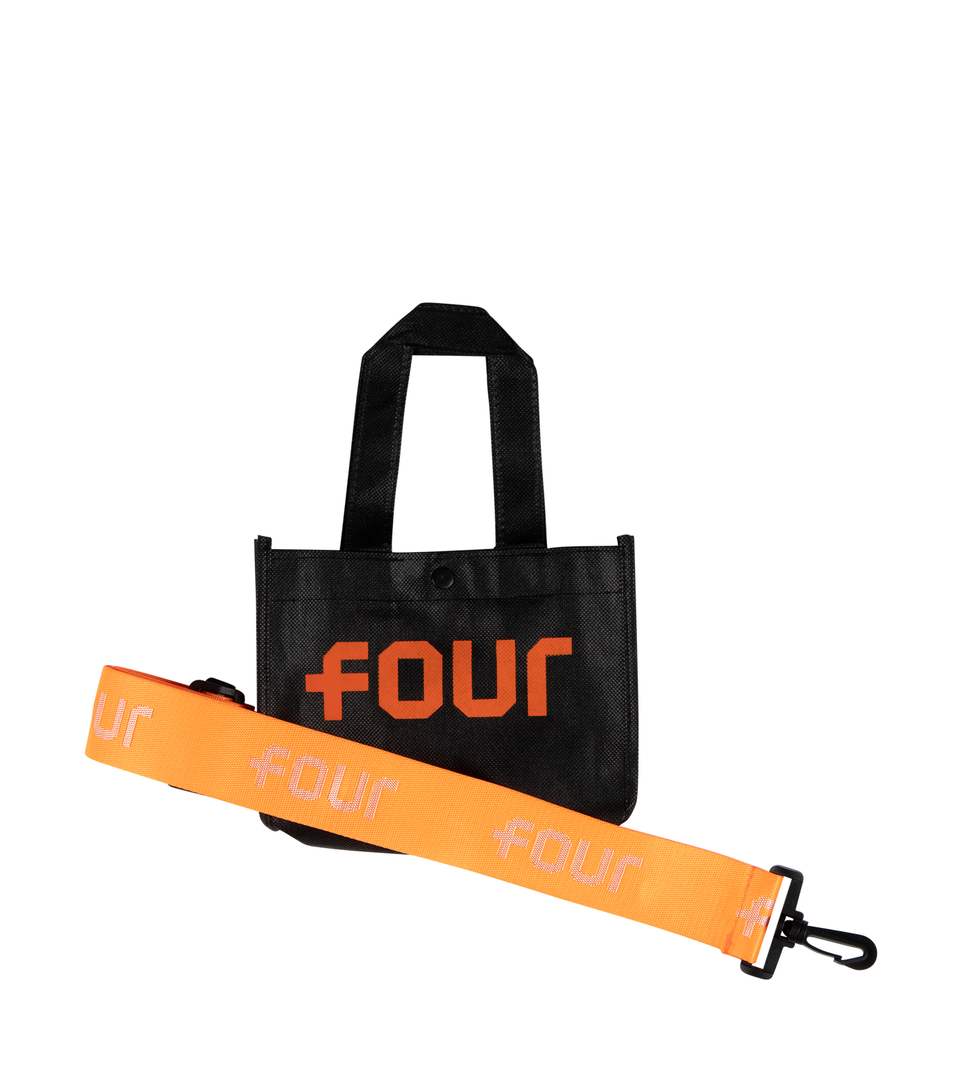 FOUR Logo Strap Neon Orange