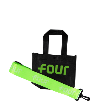 FOUR Logo Strap Neon Lime Green