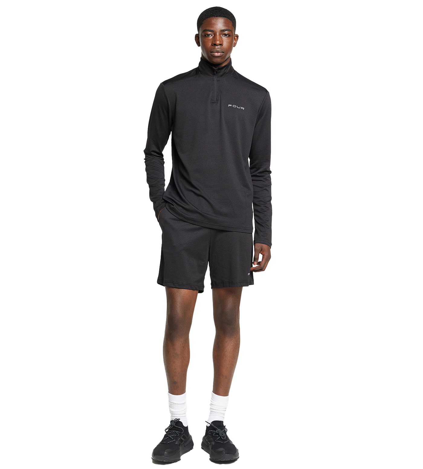 Sportswear Half Zip Black