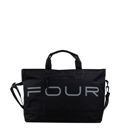 Nylon Reflective Sports Bag Black