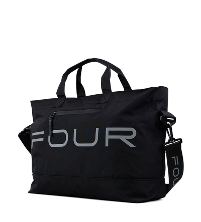 Nylon Reflective Sports Bag Black