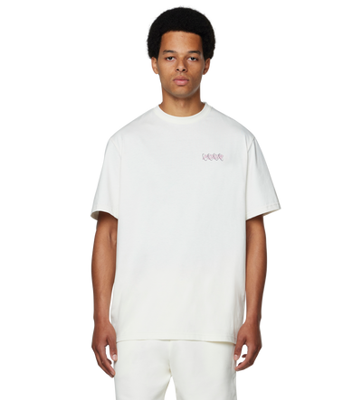 Circles T-shirt Cannoli Cream/ Soft Pink