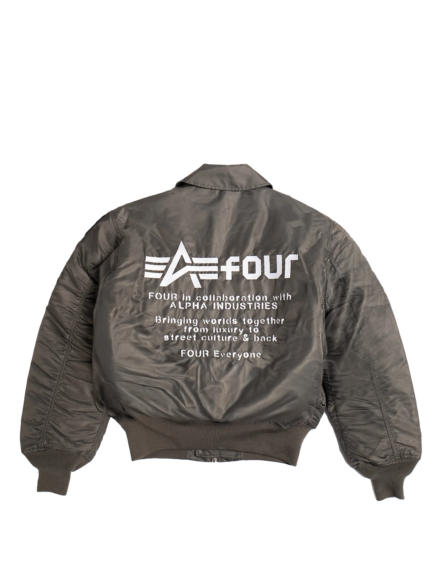 FOUR Amsterdam & Alpha Industries Jacket Rep.grey