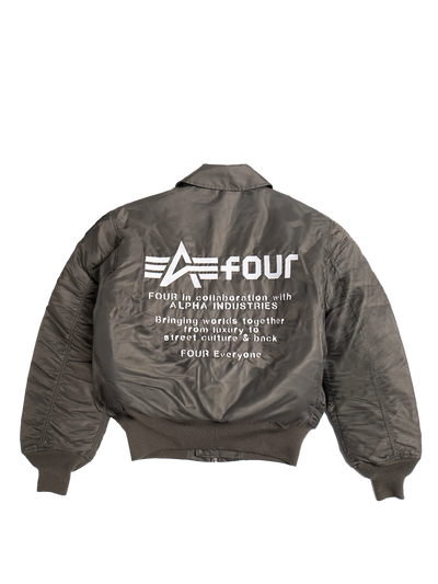 FOUR Amsterdam & Alpha Industries Jacket Rep.grey