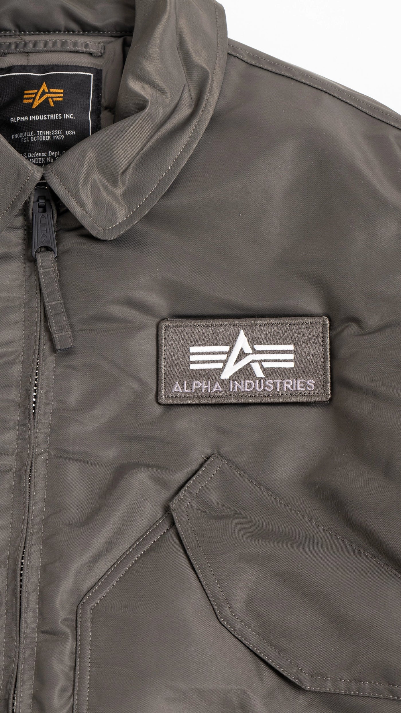 FOUR Amsterdam & Alpha Industries Jacket Rep.grey