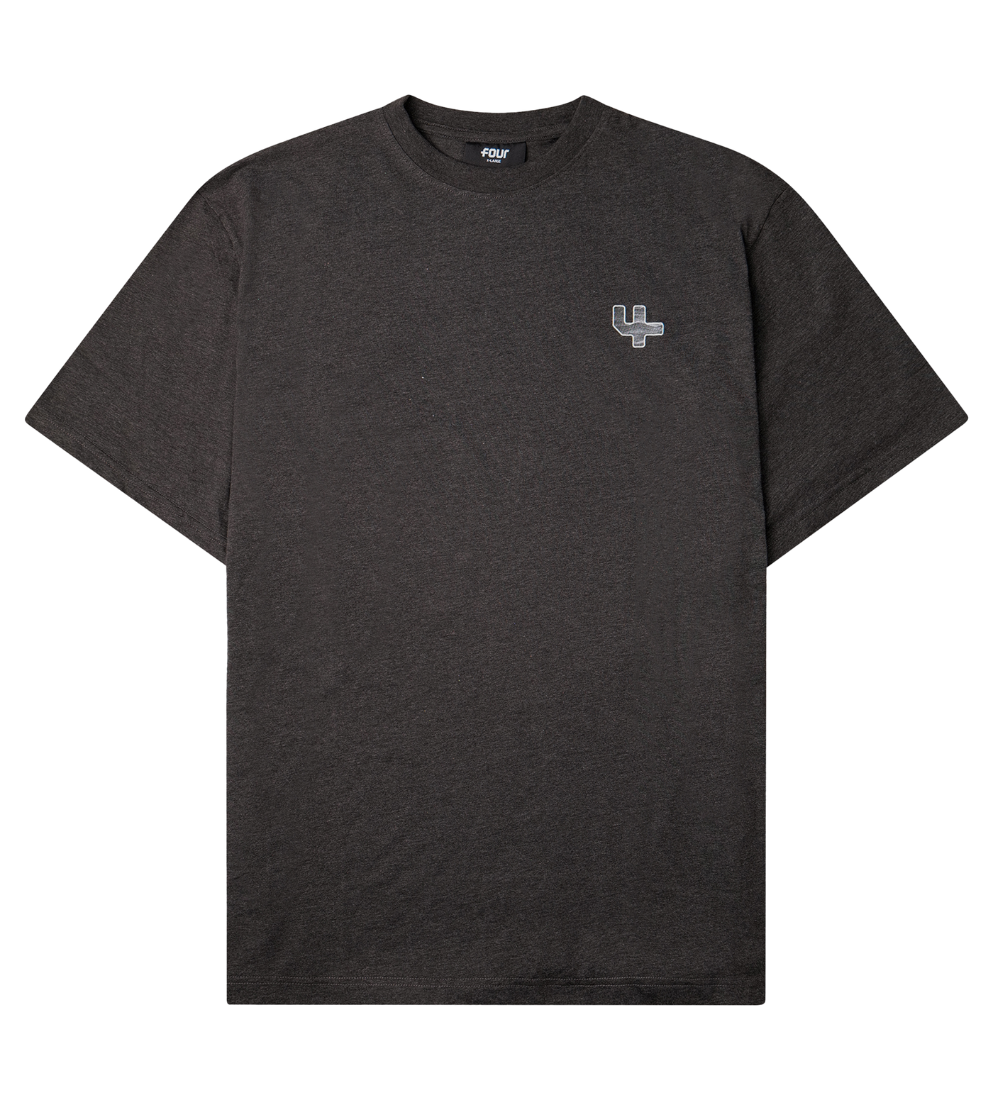 Outline Logo T-shirt Antracite Melange