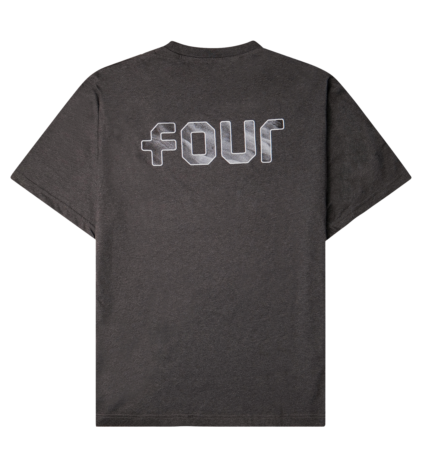 Outline Logo T-shirt Antracite Melange