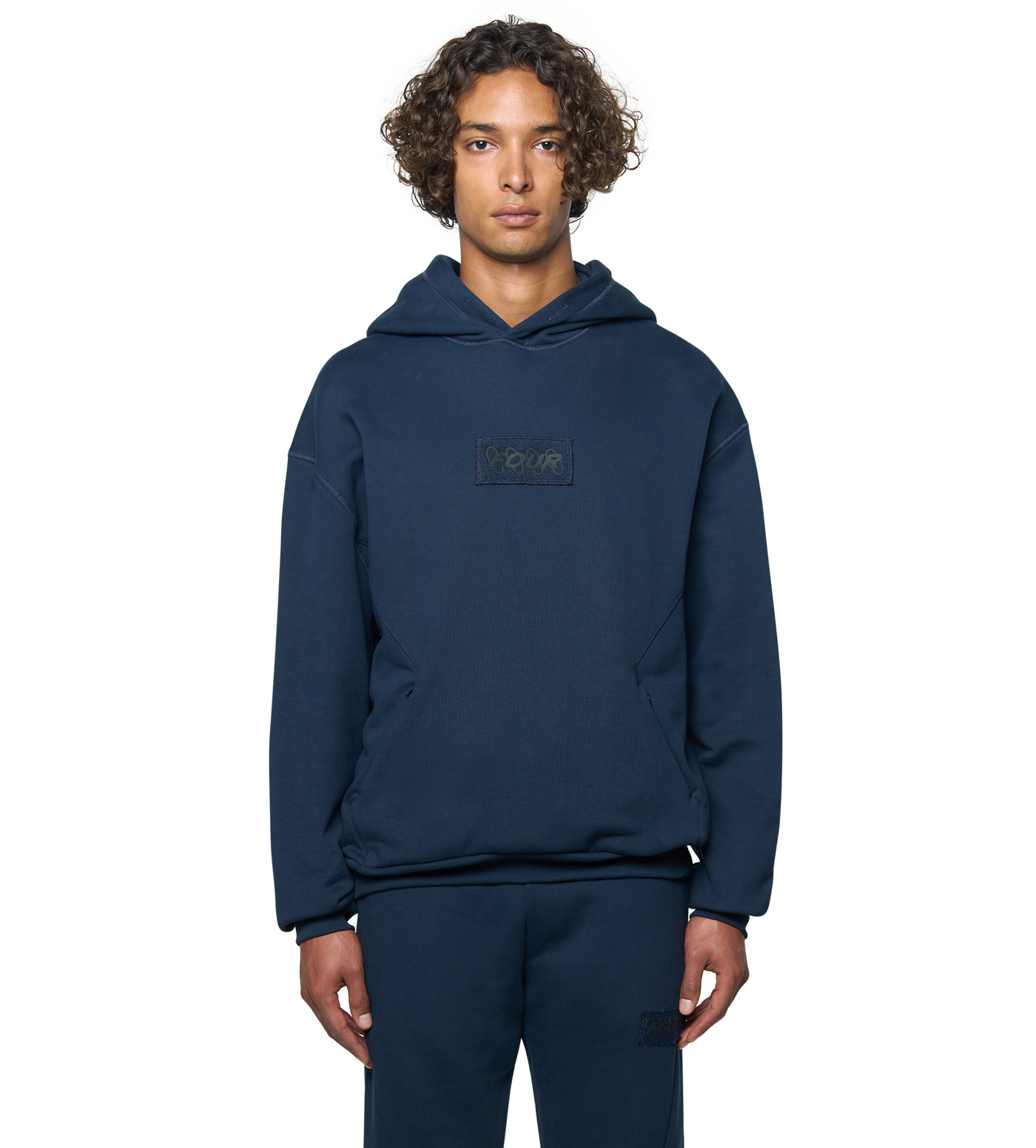 Inside Out Hoodie Marine Blue