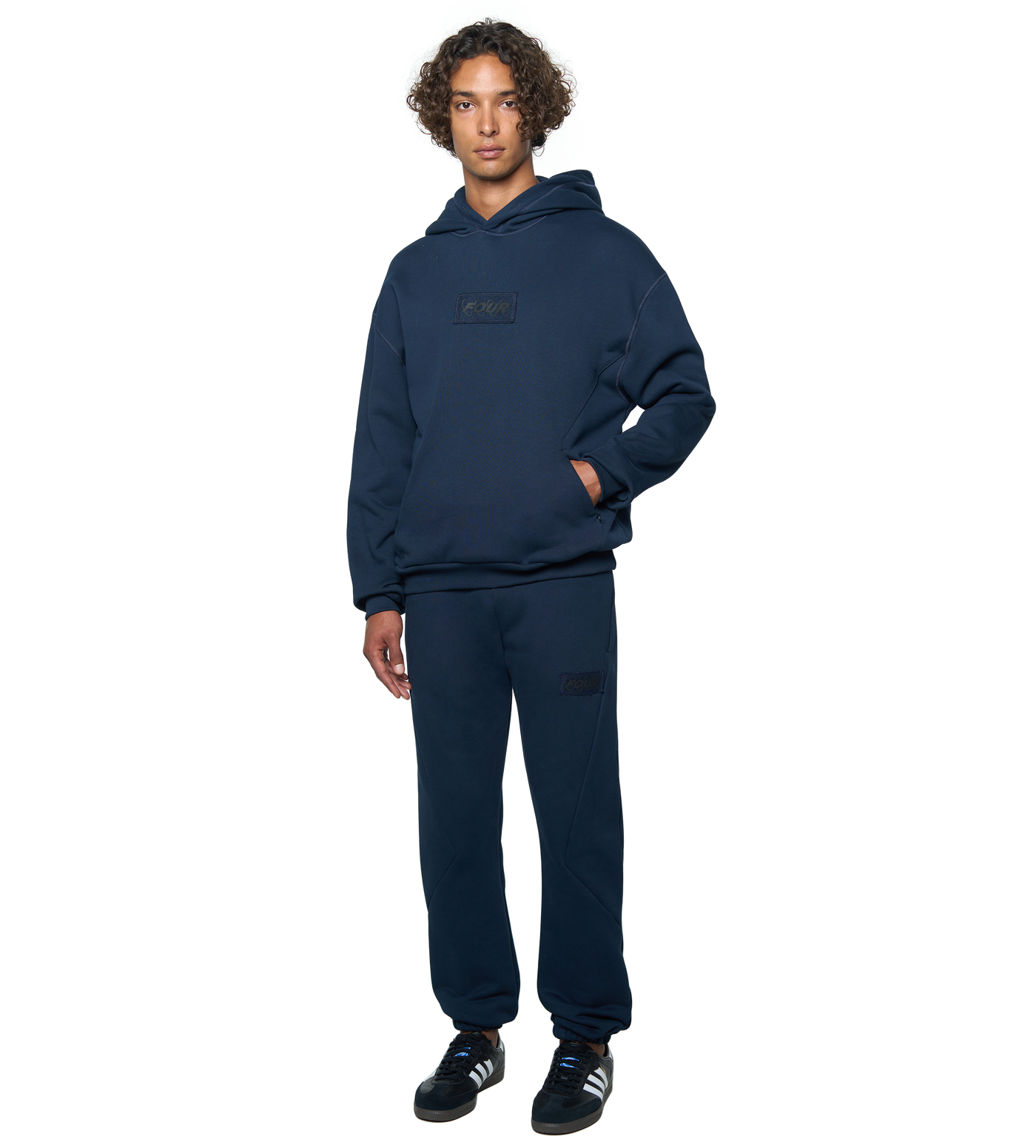 Inside Out Hoodie Marine Blue