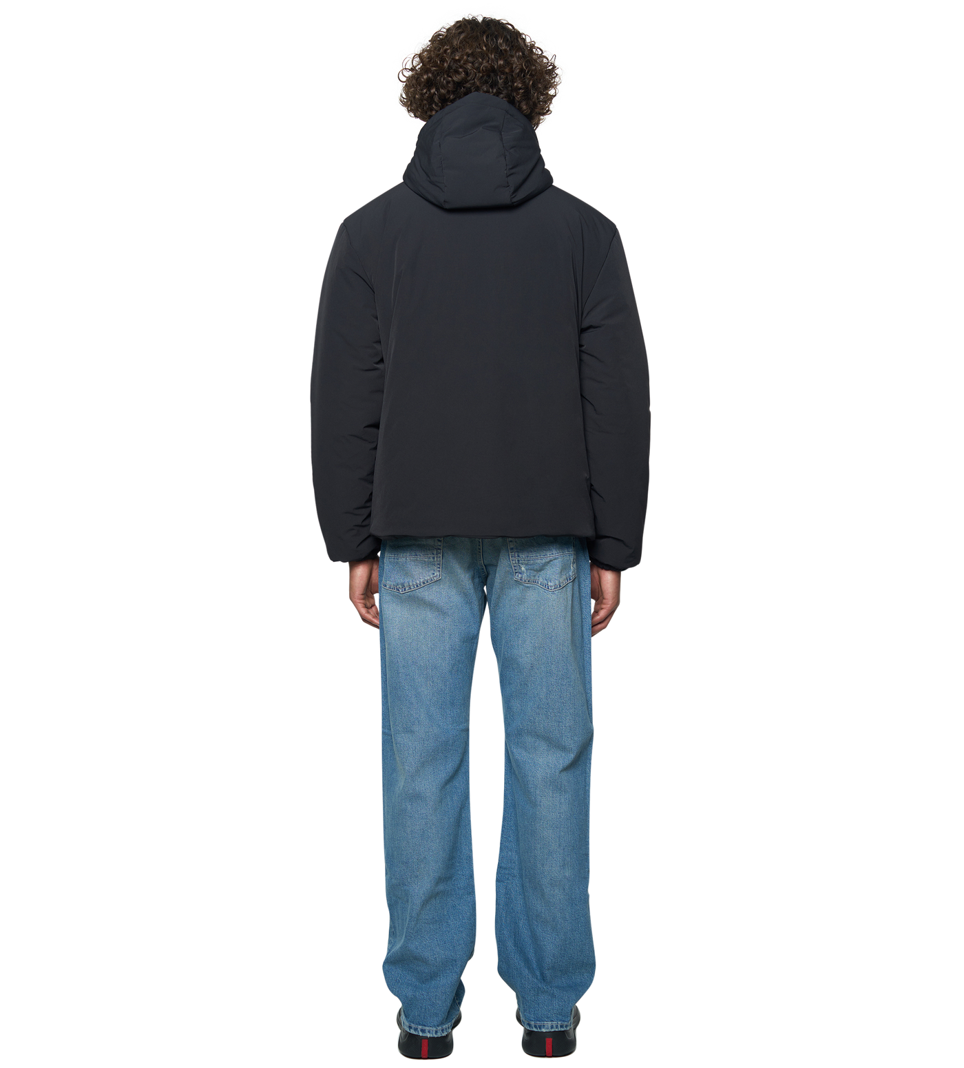 Square Logo Inbetween Jacket Black