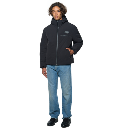 Square Logo Inbetween Jacket Black