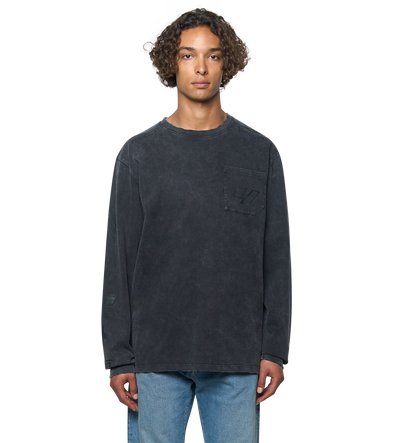 Race Comp Longsleeve T-Shirt Washed Black