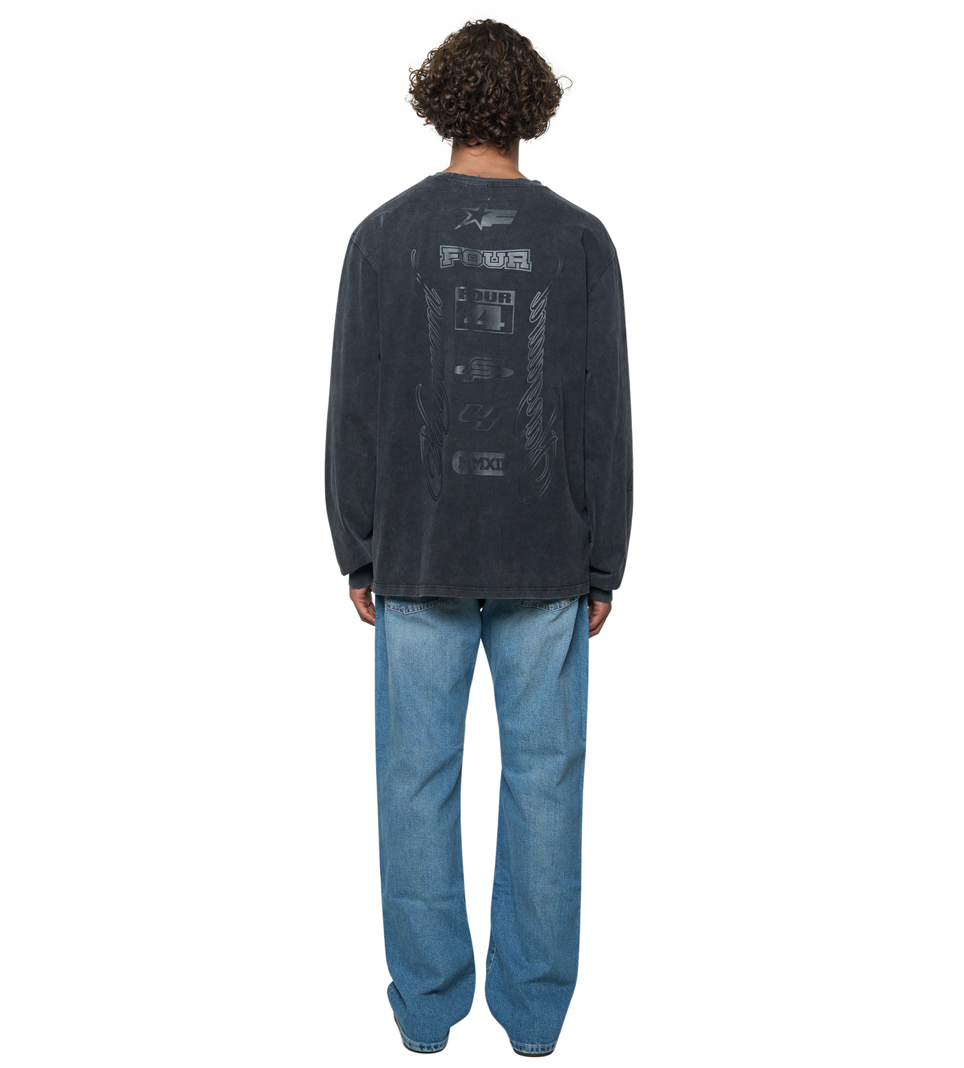 Race Comp Longsleeve T-Shirt Washed Black