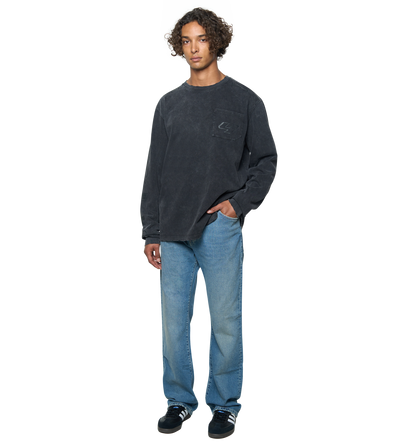 Race Comp Longsleeve T-Shirt Washed Black