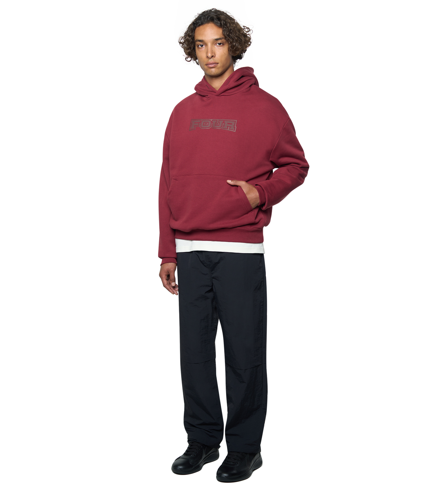 MMXII Hoodie Pomegranate