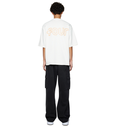 Outline Boxy fit T-shirt Cannoli/ Dusty Orange