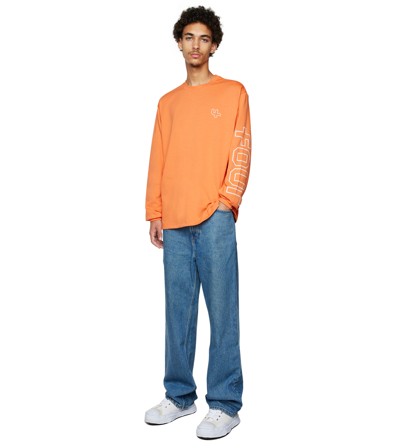 Outline Longsleeve Dusty Orange/ Cannoli