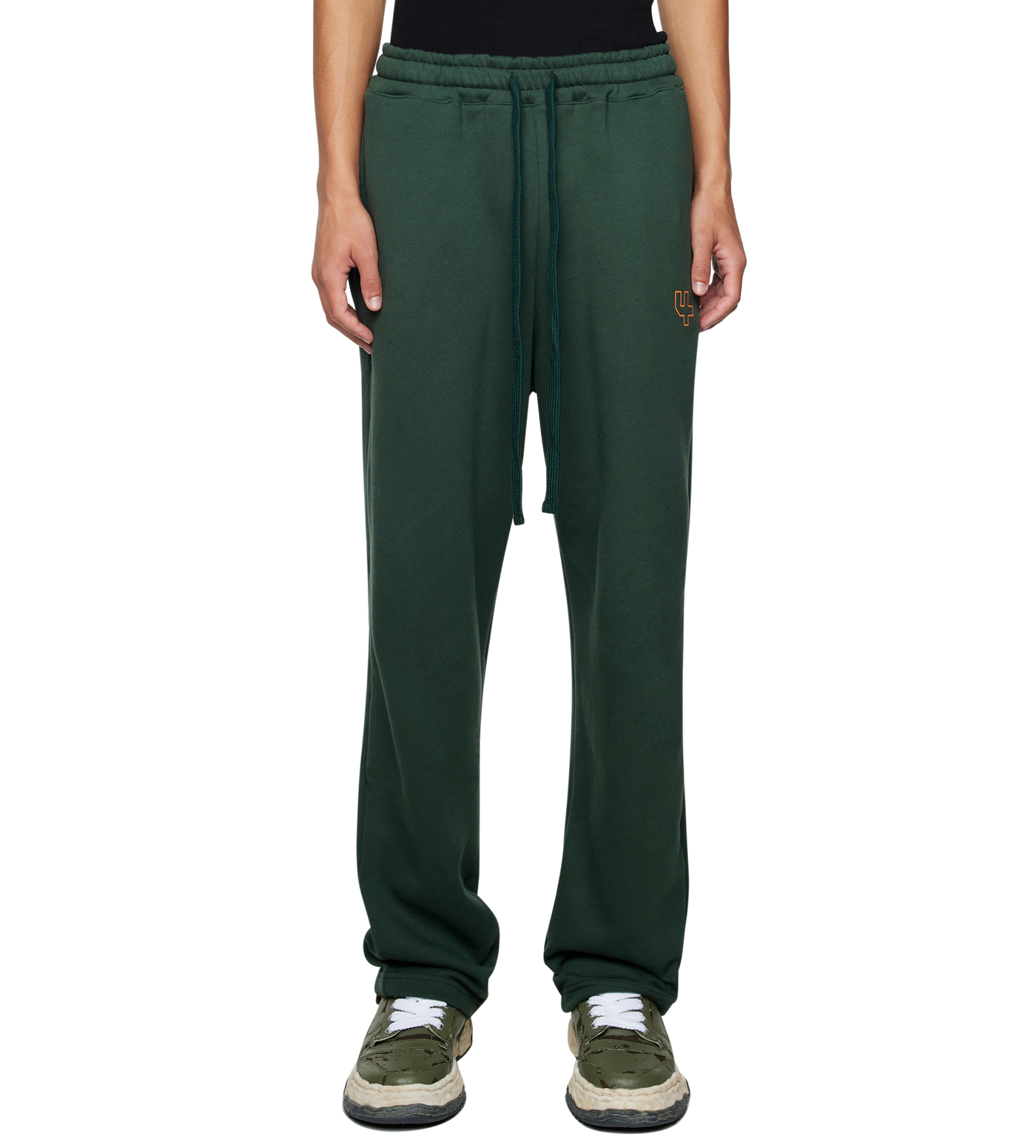 Outline Straight Leg Deep Forest/ Dusty Orange