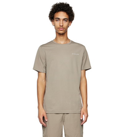 Sportswear T-shirt Taupe Beige