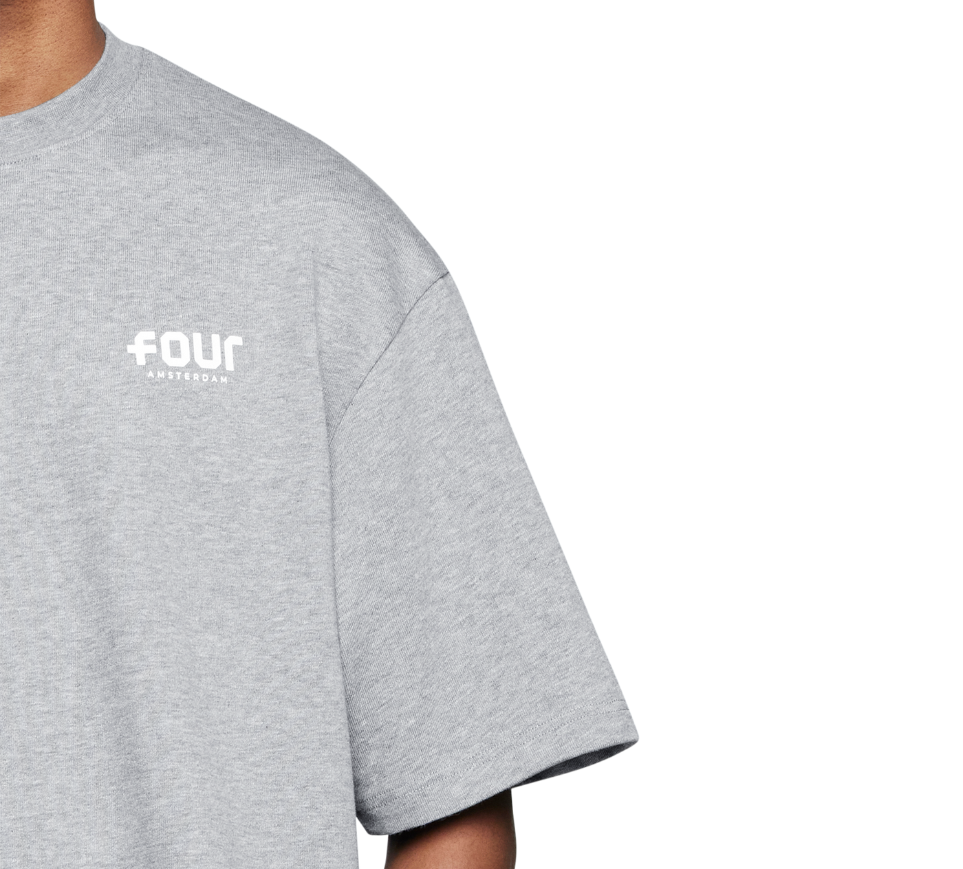 Logo Heavy T-shirt Grey Melange