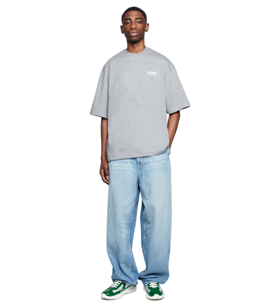 Logo Heavy T-shirt Grey Melange